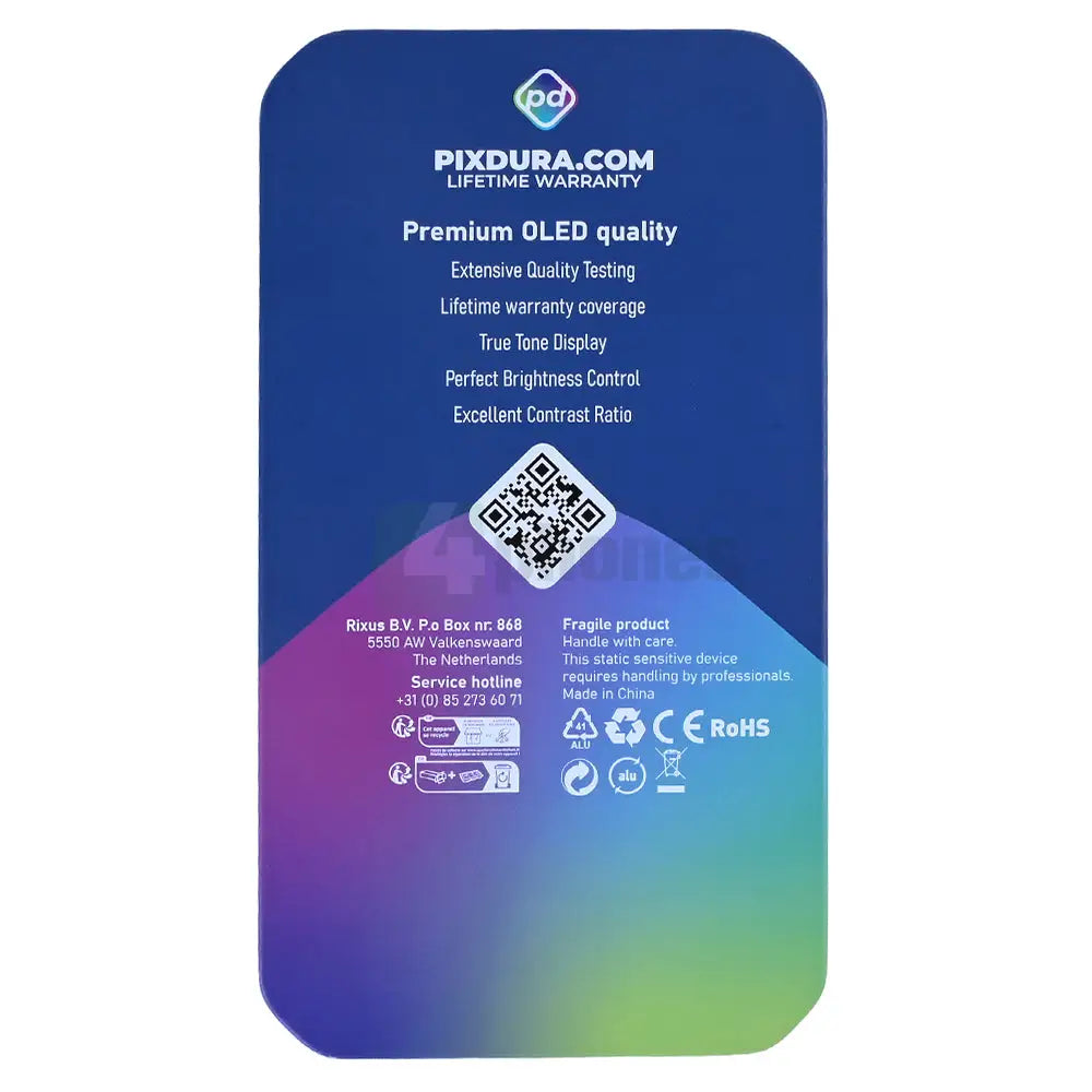 For iPhone 16 Display And Digitizer Soft-OLED Premium